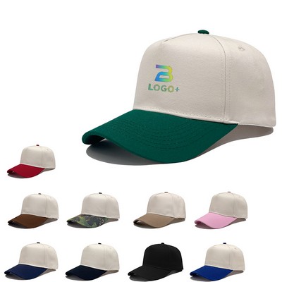5 Panels Two Tone Cap